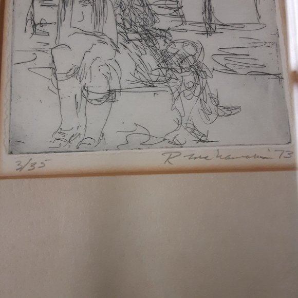 Raymond McNamara Sketches Signed Set of 2 - Picture 3 of 5